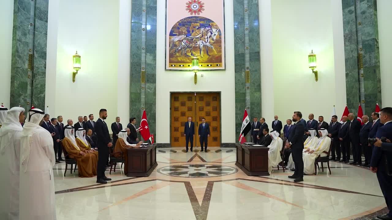 توقيع اتفاقيات بين العراقي وتركيا